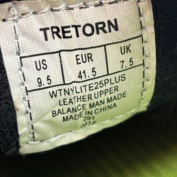 Tretorn Black Leather Nylite 25 Plus Cheetah Print Sneakers - Picture 10 of 11